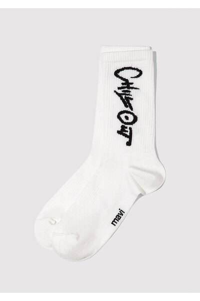 Mavi White Socket Socks 0912193-620