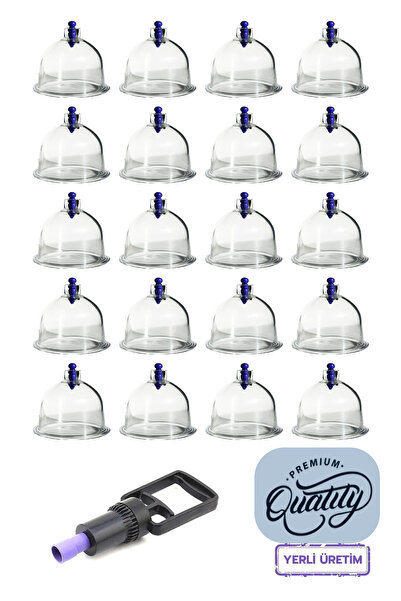 MediGreen 21 Parça Canlandırıcı, Selülit Ve Çatlak Giderici 6 Numara Hacamat ...