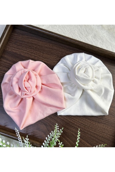 YENİDOĞAN Organik Pamuklu Esnek Terletmeyen Kaymayan Bebek Bone