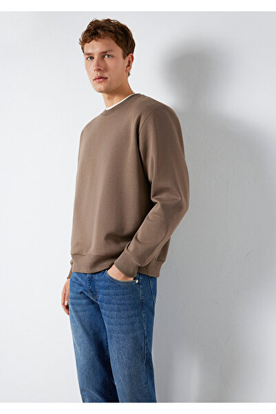 Mavi Crew Neck Brown Basic Sweatshirt 0S10276-87875