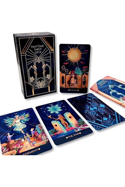 Galaksi Dükkanı Fantome Tarot Destesi/Tarot Kartları -12cm 7cm boyutlar +kita...