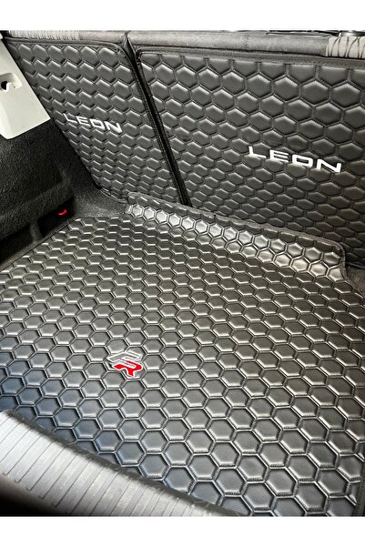 BalcıoğluSRV SEAT LEON FR MK-3 (2013-2020)DERİ PETEK DESEN FR LOGOLU KAPİTONE...