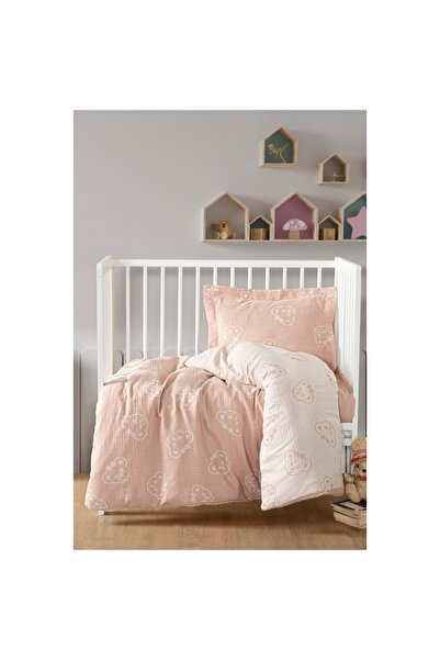 Kanz Unisex Jacquard Muslin Bedding Set Powder