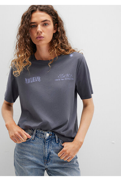 Mavi T-Shirt mit Rückendruck, reguläre Passform / normaler Schnitt 1613487-87828