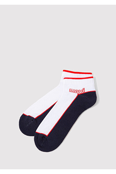 Mavi Navy Blue Bootie Socks 0911128-83097