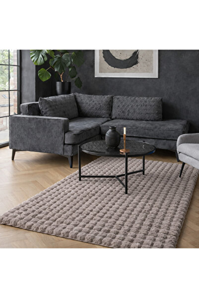 Frt Export FRT Dekoratif Bubble Tüylü Yumuşak Peluş Kaymaz Yıkanabilir Salon ...