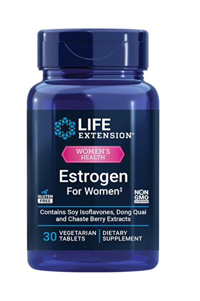 Life Extension Supplements, Estrogen for Women, Helps Relieve hot Flashes and...