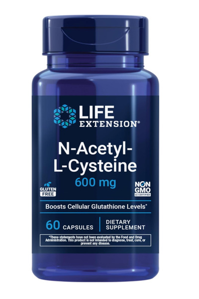 Life Extension N-Acetyl-L-Cysteine (NA.C), 600mg Immune Response, Respiratory...