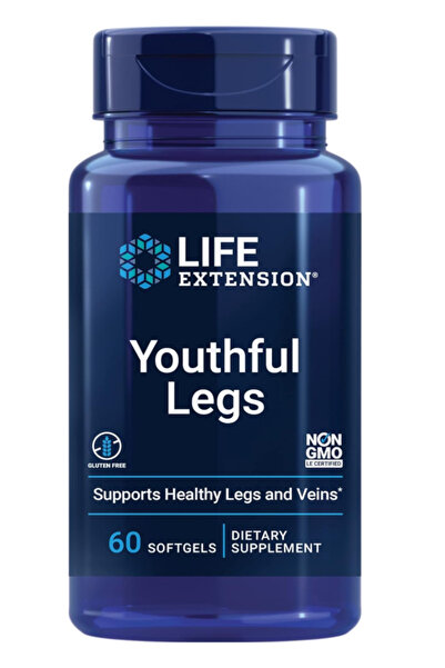 Life Extension Youthful Legs, Blood Flow, Vein Support, Circulation, Leg Heal...