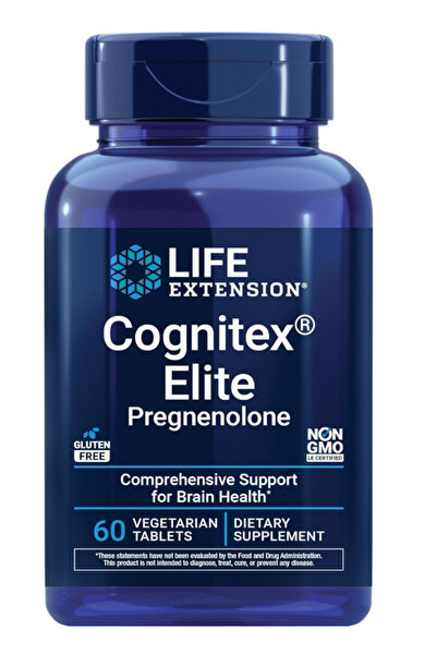 Life Extension Cognitex Elite Pregnenolone, sage, Blueberry, phosphatidylseri...