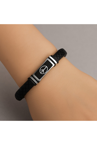 Herşey Nota سوار جلدي محبوك للجنسين من بيريس سيمبول – تصميم عصري مع تفاصيل من...