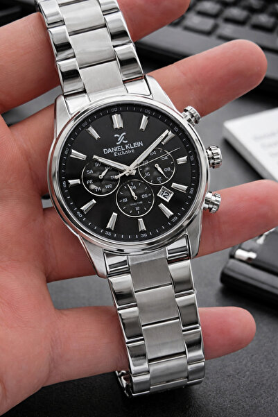 Daniel Klein Çelik Kordon İç Fonksiyonları Aktif 3 Atm Suya Dayanıklı Erkek K...
