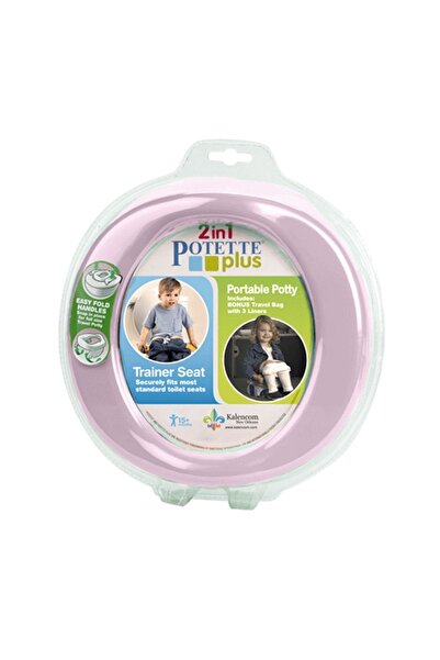 Potette Plus Portatif Lazımlık, Tuvalet Adaptörü Ve Eğitici Oturak (PEMBE) Tü...