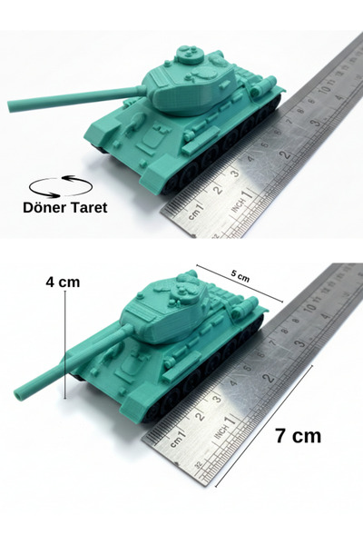 Avelon T34 Oyuncak Tank 1/43