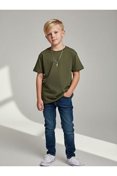 Zekids Βασικό βαμβακερό μπλουζάκι για αγόρι