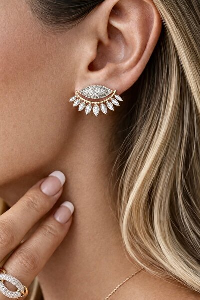 Sense of Atelier Taş Göz Küpe