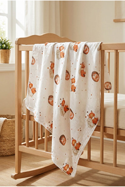 COOLMINIES Çok Amaçlı Müslin Örtü , Müslin Yenidoğan Bebek Battaniyesi, %100 ...