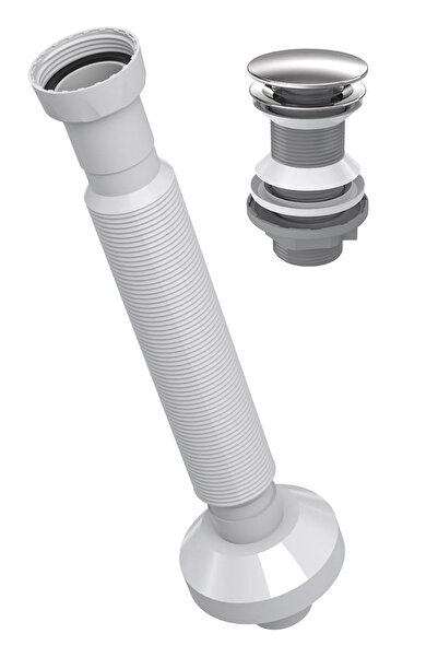 By mag Paslanmaz Başlıklı Ve Körüklü Sifonlu Clıck Clack (POP-UP)