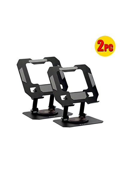 BUYMART حامل أرضي من الألومنيوم قابل للدوران 360 درجة للهواتف المحمولة والأجه...