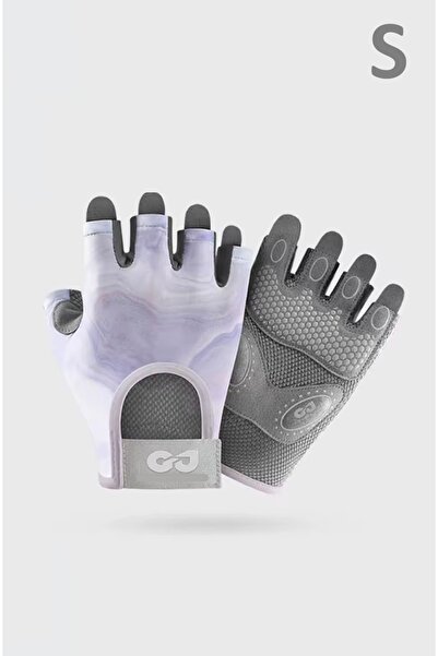 SkyWheel قفازات رياضية من السيليكون مضادة للانزلاق بنصف الإصبع للياقة البدنية...