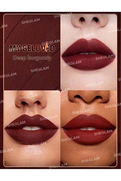 SHEGLAM Dynamatte Boom Mat Ruj - My Beloved (Ember Rose Serisi - Uzun Süre Ka...