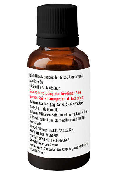 Sek Aroma Hazır Karışım Vişne Kiti - Hazır Karışım Vişne Aroması 50 ML (5 LİTREYE UYUMLU)