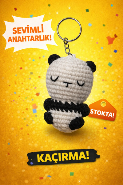 Morey Breloc tricotat Amigurumi - Accesoriu pentru geantă și figurină cadou, ...