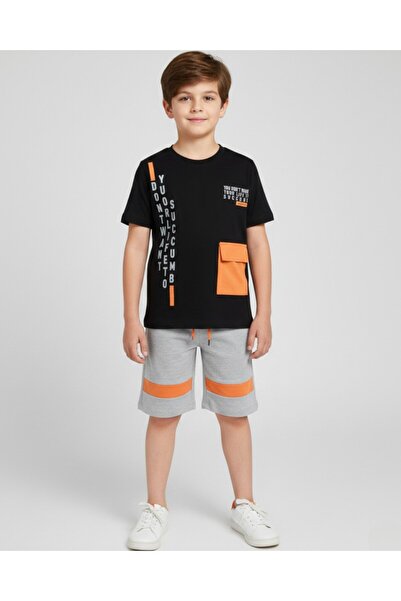 voyyo kids baby Хлопчачий літній комплект з футболки та шортів для дітей віко...