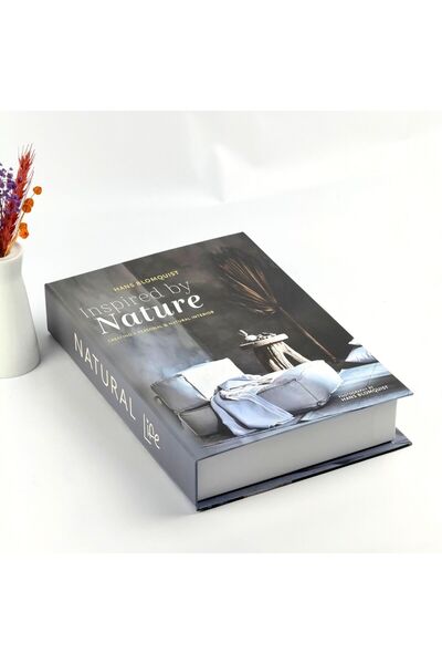 devideko Book-Looking Decorative Box, Nordic Style Book-Shaped Storage Box, H...