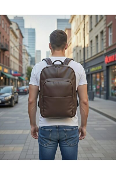 Mocikon Genuine Leather Handmade Corded 3-Compartment Gusseted Unisex Tablet ...