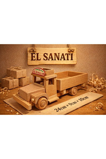 Woodceet OYUNCAK AHŞAP KAMYON ALYAZMALIM SERİSİ