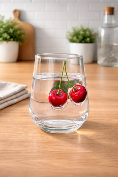 SERETTA 4'lü Su & Meşrubat Bardağı Seti - Dekoratif Tasarım