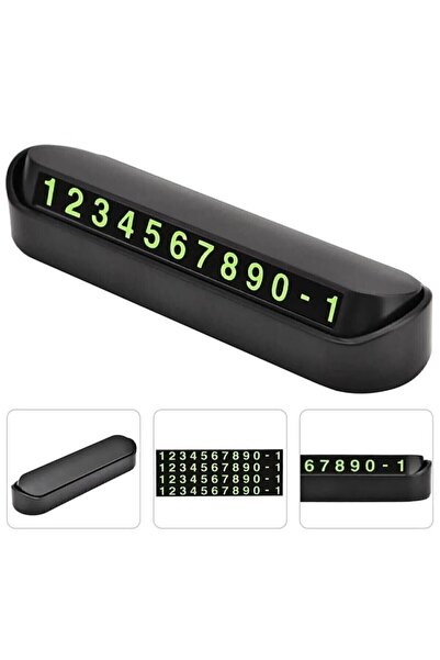 hipiylow Tüm Araçlara Uyumlu Araç Numaratör Araba Telefon Numaralık Parkmatik
