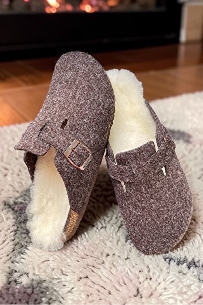 LAND OF CORK LC Anatomical Cork Sole Genuine Sheepskin Sole Unisex Felt Home ...