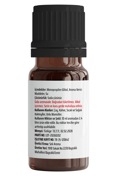 Sek Aroma Hazır Karışım Limon Kiti - Hazır Karşım Limon Aroması 10 ML (1 LİTREYE UYUMLU)