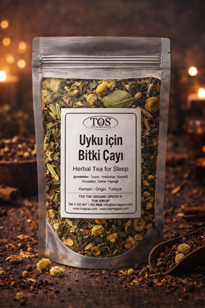 TOS The Organic Spices Uyku için Bitki Çayı 100 gr (1. Kalite) Herbal Sleep Tea