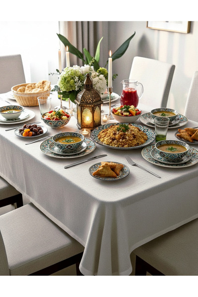 PİKKO HOME 145*180 Delicate Polyester Tulle Tablecloth