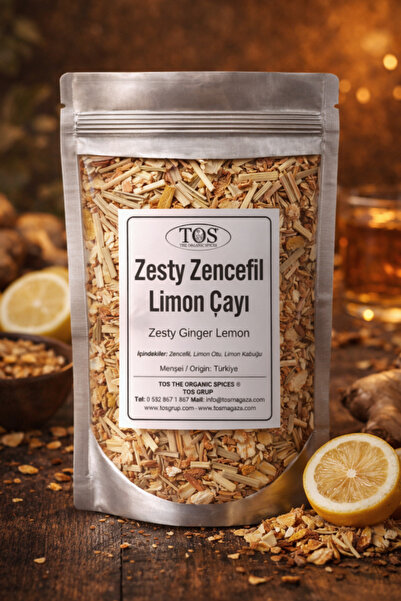 TOS The Organic Spices زيستي زنجبيل ليمون - 40 جم، الأول الجودة (Zesty Ginger...