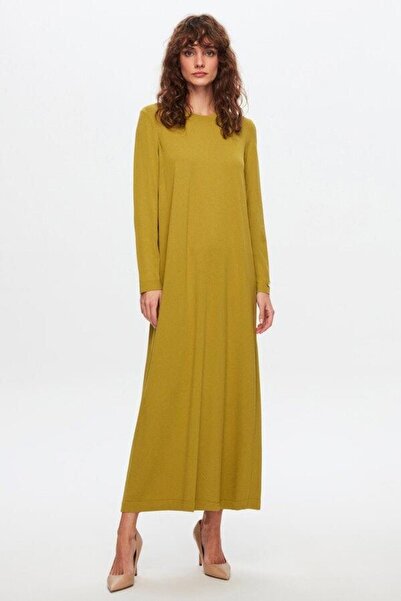 MISS DALIDA Missdalida Düz Renk Uzun Kollu Elbise