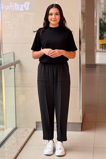 sentez giyim Sentez Noir Cargo Pocket Li Trousers