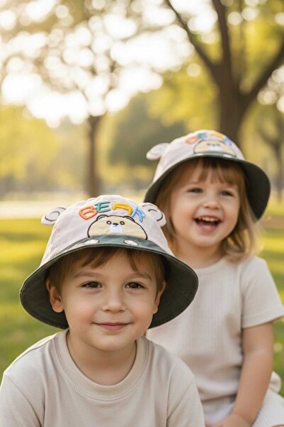 Aware Time Kitti 1-3 Yaş Erkek Bebek&çocuk Yazlık Fötr Şapka