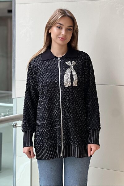 Ghisa File Desenli Taş Detaylı Kap