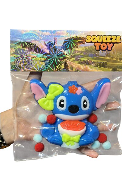 Pofika Dev Stitch Squıshy 14 Cm Sukuşi Moj Moj Büyük Boy Stiç Figür Yumuşak O...
