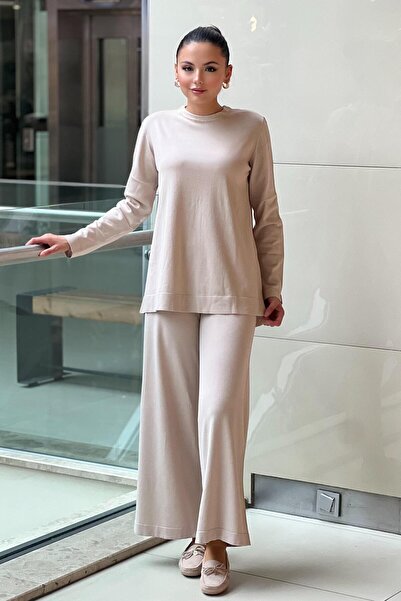 Nuss Mercerized Wide Leg Trousers
