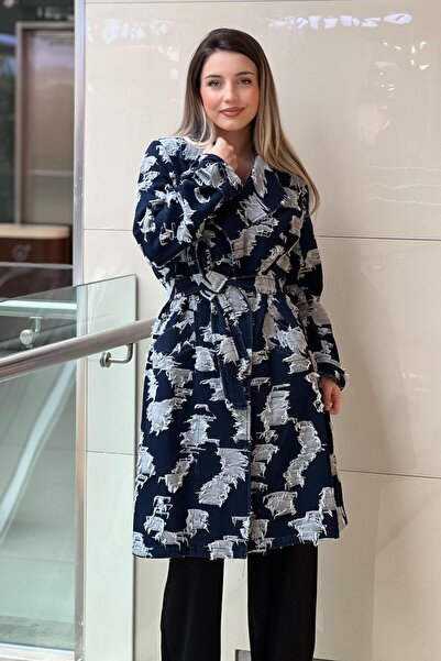 Nuss Parça Pis Dikiş Detaylı Denim Kap