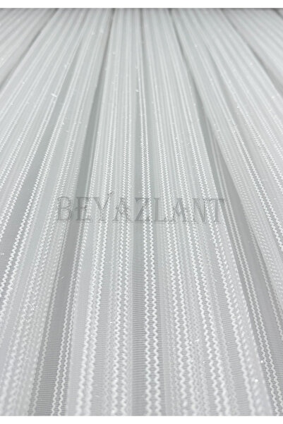 BEYAZLANT ÇİFT MAKARNA BURGULU AĞIR GRAMAJLI 1/3 Sıkı Pileli Ütü GEREKTİRMEZ ...