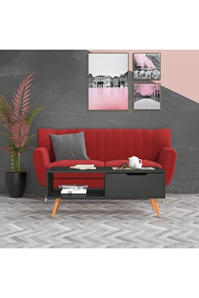 Concept Masă de cafea, gri, 100x49,5x43 cm, PAL