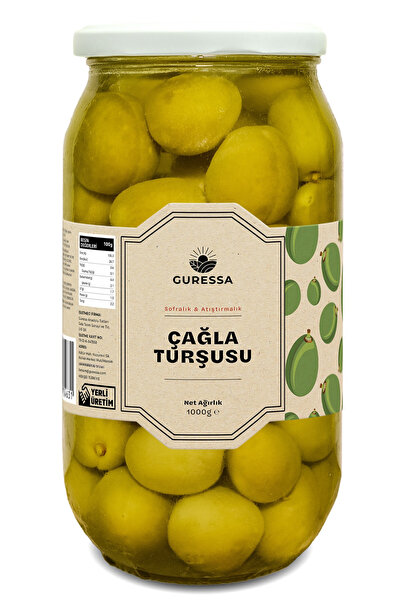 GURESSA Çağla Turşusu 1000 ml (Kayısı & Atıştırmalık & Sofralık)