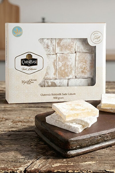 çarşıbaşı بسكويت بدون جلوتين بنكهة اللوكوم العادي 900 جرام