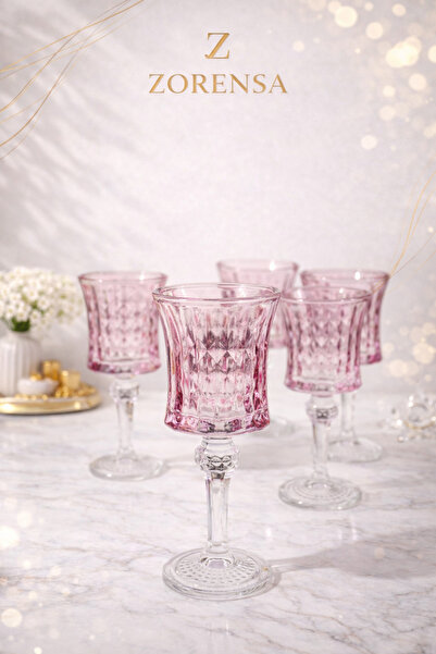 ZORENSA 6-Piece Coffee Side Water Glass Set – Stylish and Modern Design